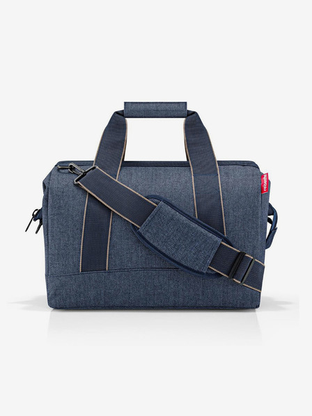 Reisenthel Temno modra potovalna torba Reisenthel Allrounder L Herringbone Dark Blue