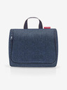 Reisenthel Temno modra toaletna torbica Reisenthel Toiletbag XL Herringbone Dark Blue