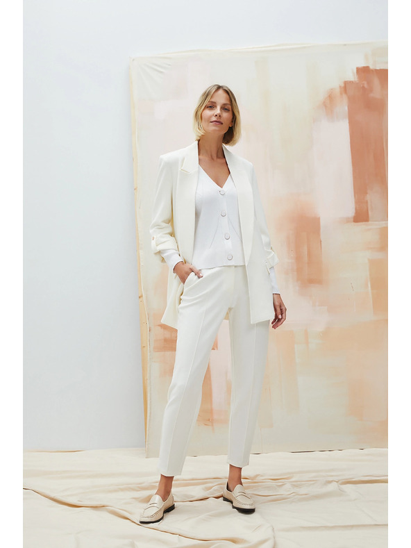 Moodo Ženske hlače bela Moodo