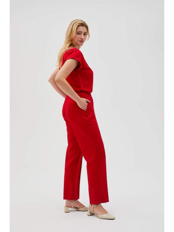 Moodo Ženske hlače rdeča Moodo