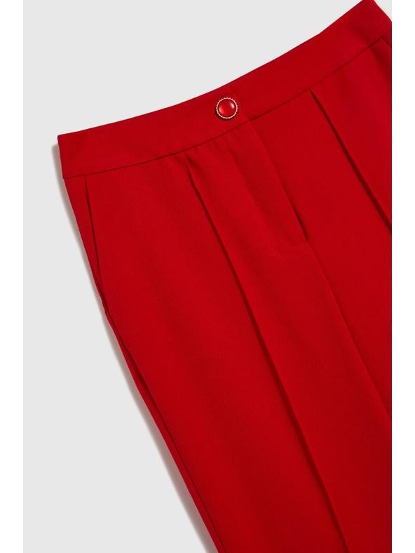 Moodo Ženske hlače rdeča Moodo