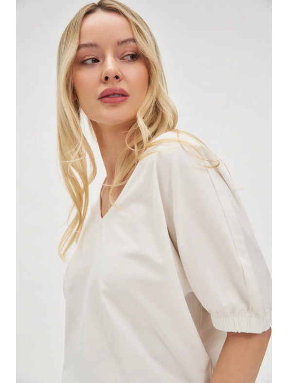 Moodo Dámske tričko biele Moodo