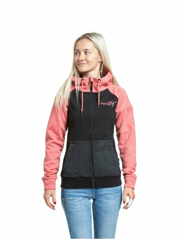 Meatfly Meatfly dámska technická mikina Alisha Coral / Black