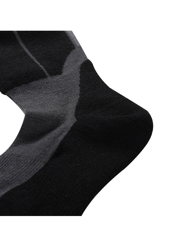 ALPINE PRO Ponožky z merino vlny ALPINE PRO RODE dk.true gray