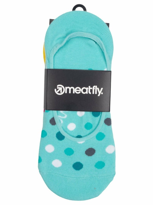 Meatfly Meatfly ponožky Low Socks Triple Pack Ocean Blue | Modrá | Veľkosť