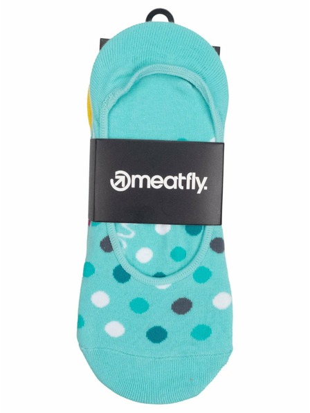 Meatfly Meatfly ponožky Low Socks Triple Pack Ocean Blue | Modrá | Veľkosť