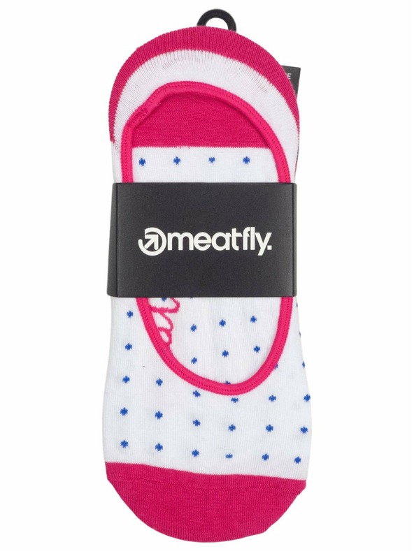 Meatfly Meatfly ponožky Low Socks Triple Pack Fuchsia Dots | Fialová | Veľkosť