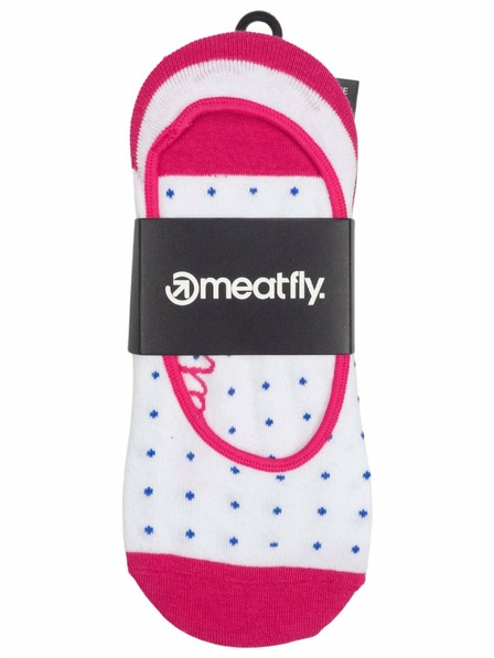 Meatfly Meatfly ponožky Low Socks Triple Pack Fuchsia Dots | Fialová | Veľkosť