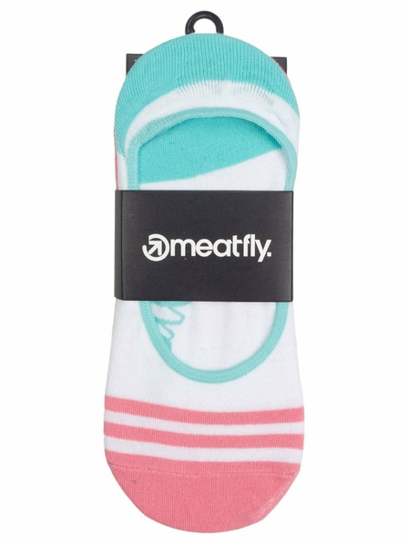 Meatfly Meatfly ponožky Low Socks Triple Pack White | Biela | Veľkosť