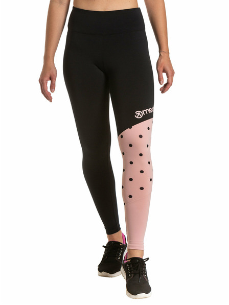 Meatfly Dámske legíny Meatfly Arabel Pink/Black | Čierna | Veľkosť