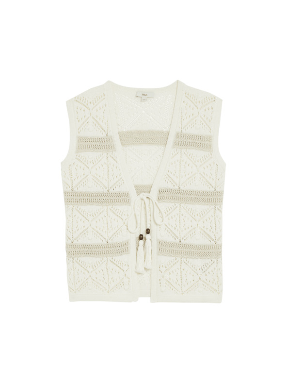 Marks & Spencer Úzka texturovaná vesta Marks & Spencer