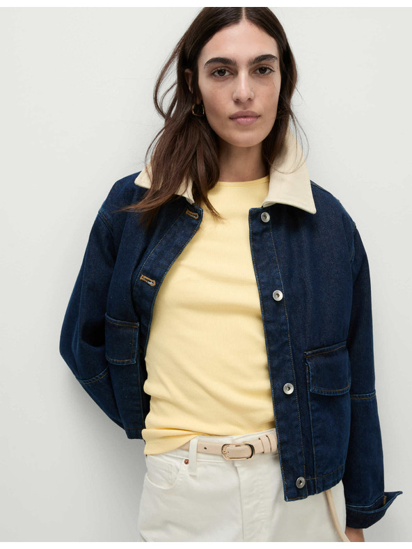 Marks & Spencer Úzke rebrované tričko s vysokým podielom bavlny Marks & Spencer