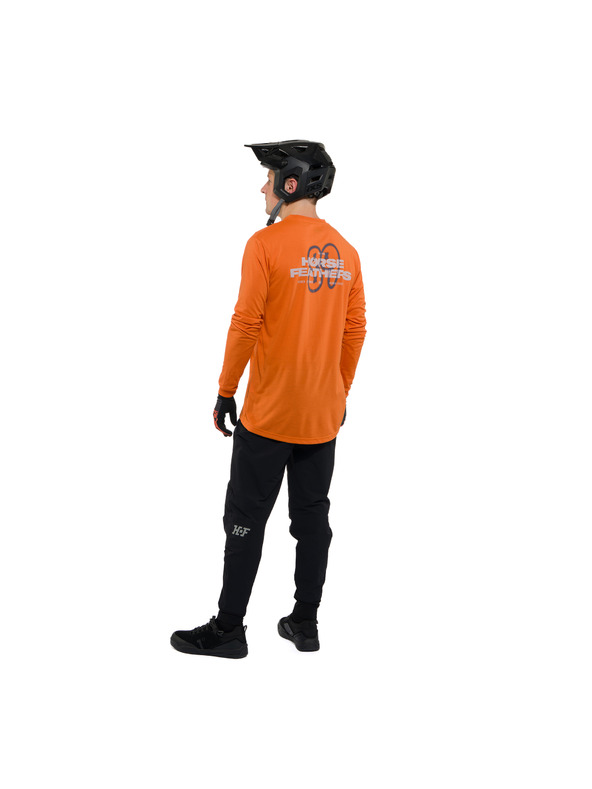 Horsefeathers Kolesarska majica Fury oranžna HORSEFEATHERS