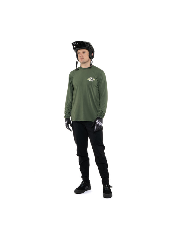 Horsefeathers Kolesarska majica Fury zelena HORSEFEATHERS