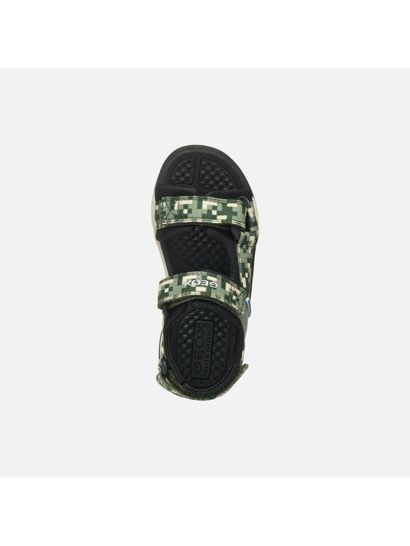 Geox Temno zeleni deški sandali Geox Borealis