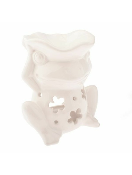 Casa de Engel Keramická aromalam - žaba - biela, 4/24