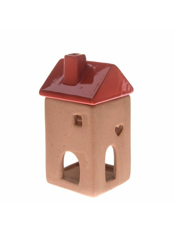 Casa de Engel Keramická aromalam - domček, červená, 0/60