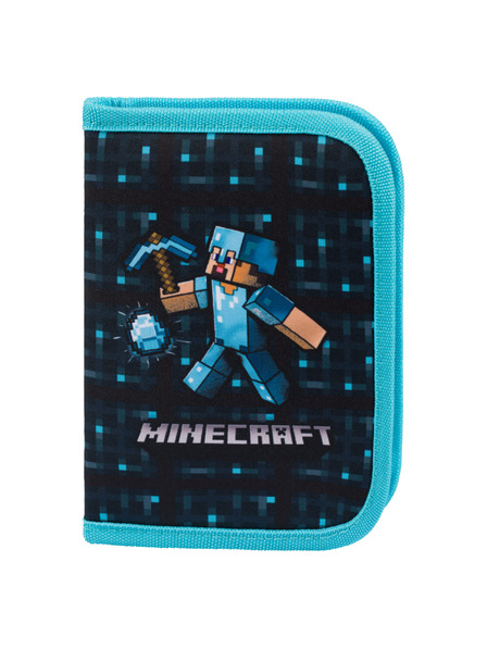 BAAGL  Modrý školský peračník jednostupňový Minecraft Blue Axe Baagl