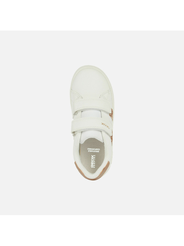 Geox Bele dekliške superge Geox Eclyper