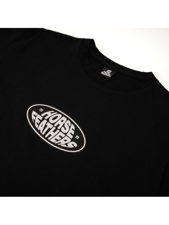 Horsefeathers Majica Dynamo - črna HORSEFEATHERS