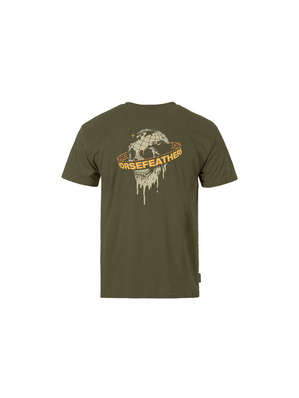 Horsefeathers Majica Orbit zelena HORSEFEATHERS