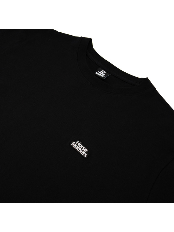 Horsefeathers Majica Agent črna HORSEFEATHERS