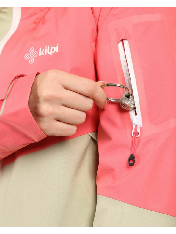Kilpi Ženska trda nepremočljiva jakna Kilpi MAMBA-W Bež