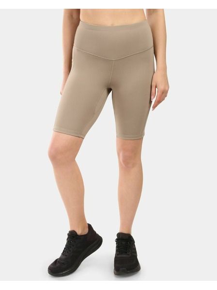 Kilpi Ženske kratke legice Kilpi ARTEMI-W z funkcijo OPTI-DRY Khaki