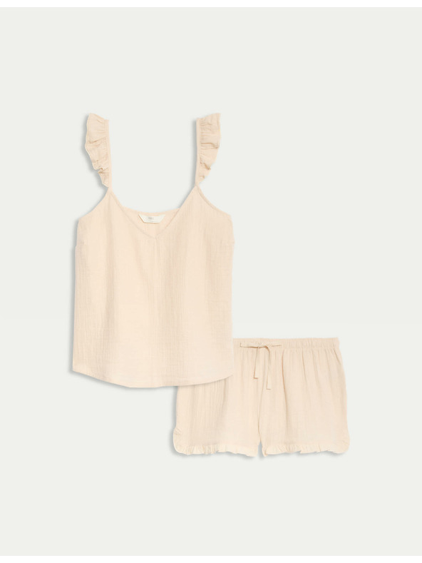 Marks & Spencer Kratka pižama oranžna Marks & Spencer