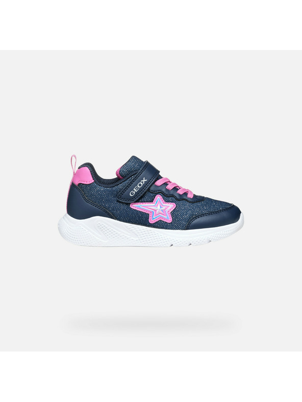 Geox Tmavemodrké dievčenské tenisky Geox Sprintye