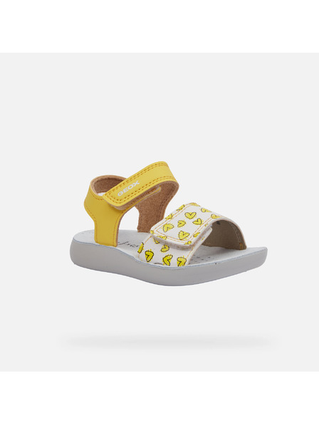 Geox Rumeni dekliški sandali Geox Lightfloppy