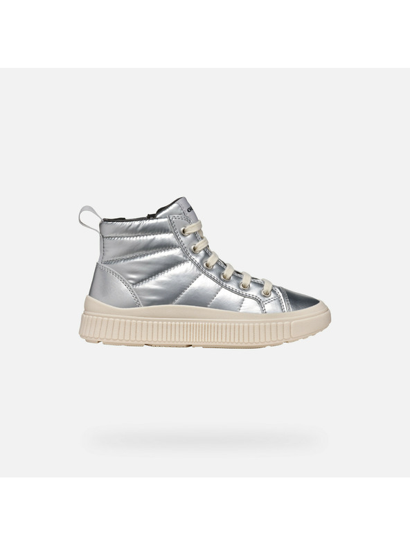 Geox Srebrni dekliški teniski Geox Laquinny