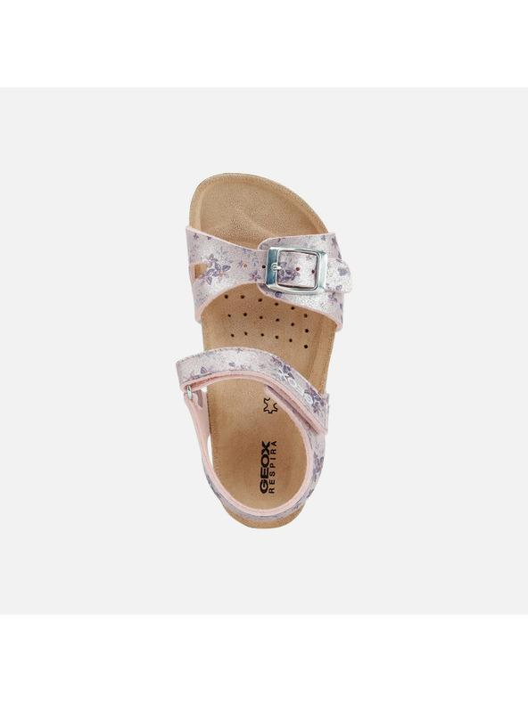 Geox Rožnate dekliške sandale Geox Adriel