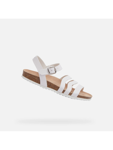 Geox Bele dekliške sandale Geox Adriel