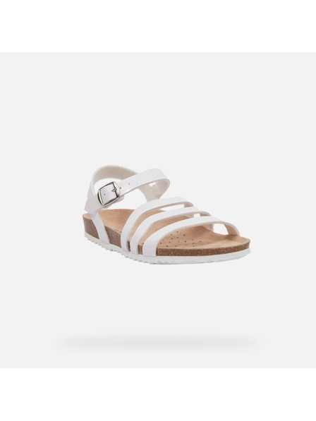 Geox Bele dekliške sandale Geox Adriel