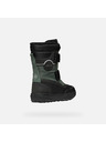 Geox Tmavo zelená chlapčenská zimná obuv Geox Bunshee Pg B A