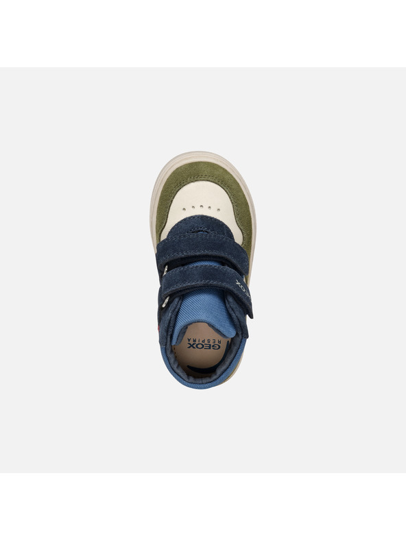 Geox Tmavo zelené chlapčenské tenisky Geox Nashik