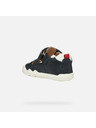 Geox Tmavo modré chlapčenské barefoot tenisky Geox Steppieup