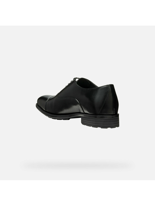 Geox Čierna pánska spoločenská obuv Geox Walk Pleasure F