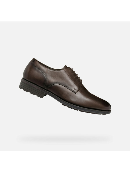 Geox Hnedá pánska spoločenská obuv Geox Walk Pleasure F