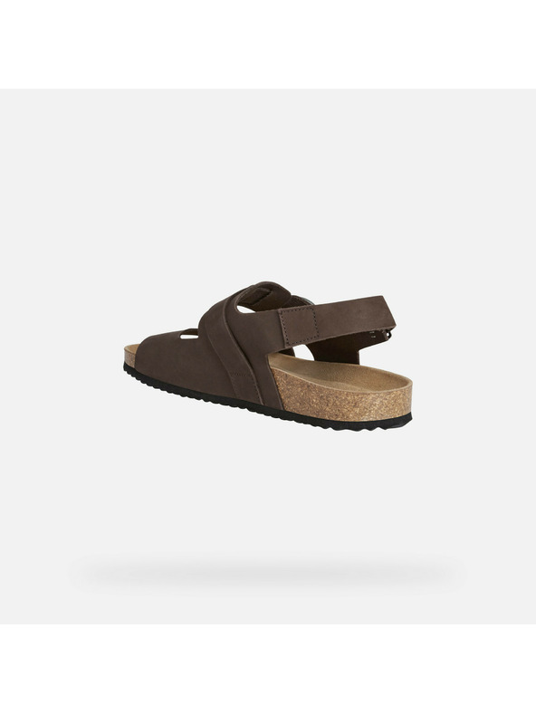 Geox Temno rjavi moški sandali Geox Ghita