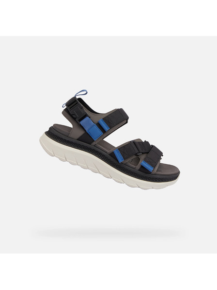Geox Tmavé modré pánske sandále Geox Spherica Actif X S
