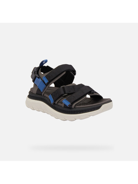 Geox Tmavé modré pánske sandále Geox Spherica Actif X S