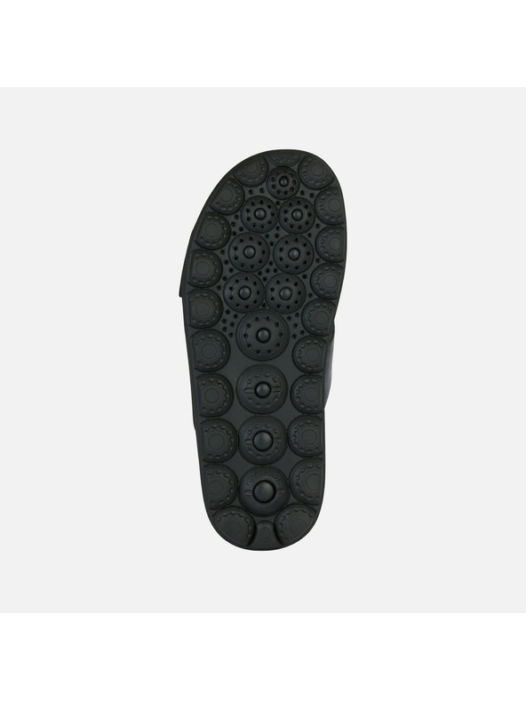 Geox Čierne pánske papuče Geox Spherica Ec6