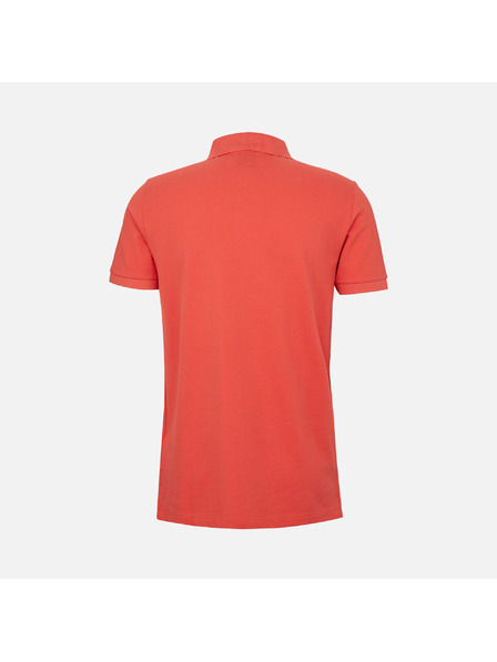 Geox Červené pánske polotričko Geox Polo