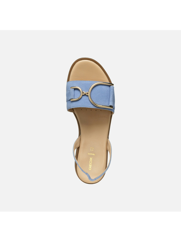 Geox Svetlo modré dámske sandále Geox Naileen