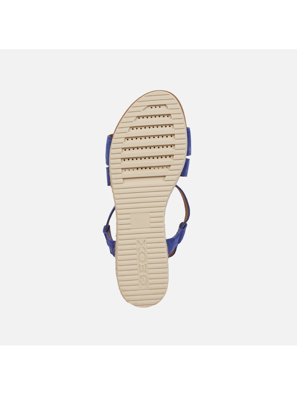 Geox Modri ženski sandali Geox Ischia Corda