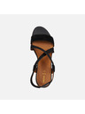 Geox Črni ženske sandali Geox Ischia Corda