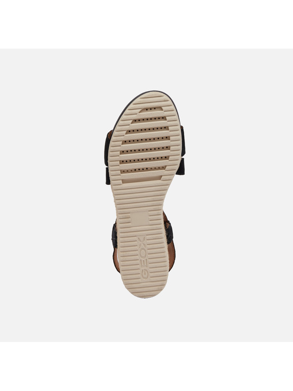 Geox Črni ženske sandali Geox Ischia Corda