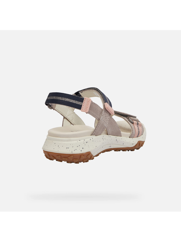 Geox Sivi ženske sandali Geox Sorapis + Grip